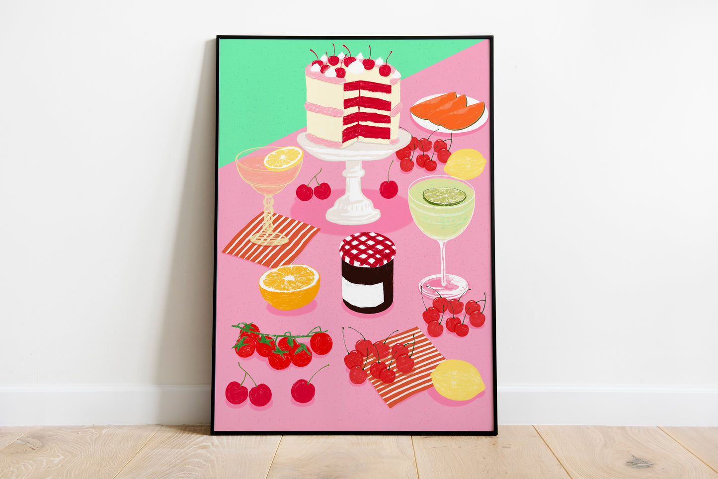Affiche table d'été