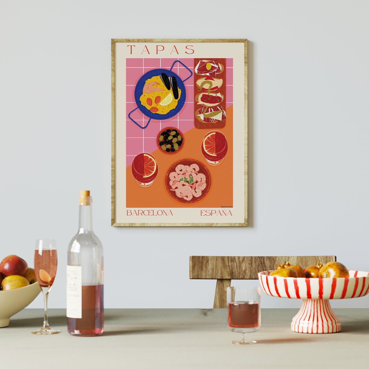 Affiche Tapas