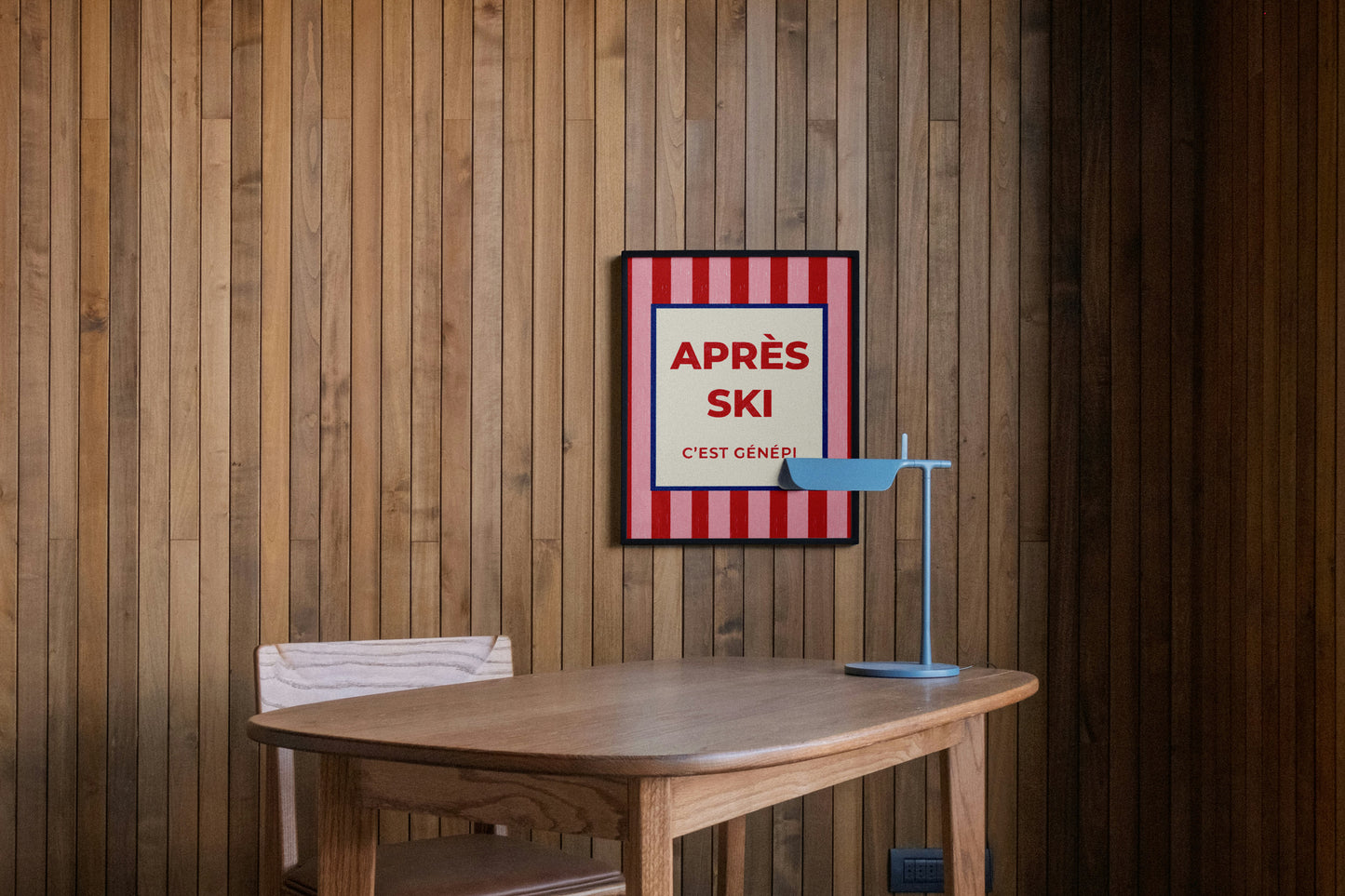 Affiche Après ski c'est génépi