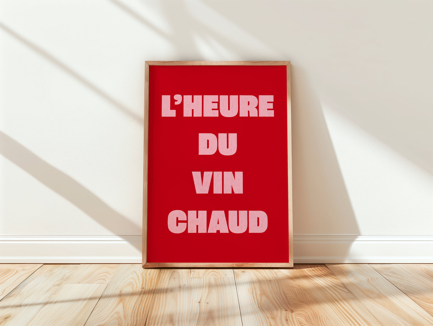 Affiche L'heure du vin chaud
