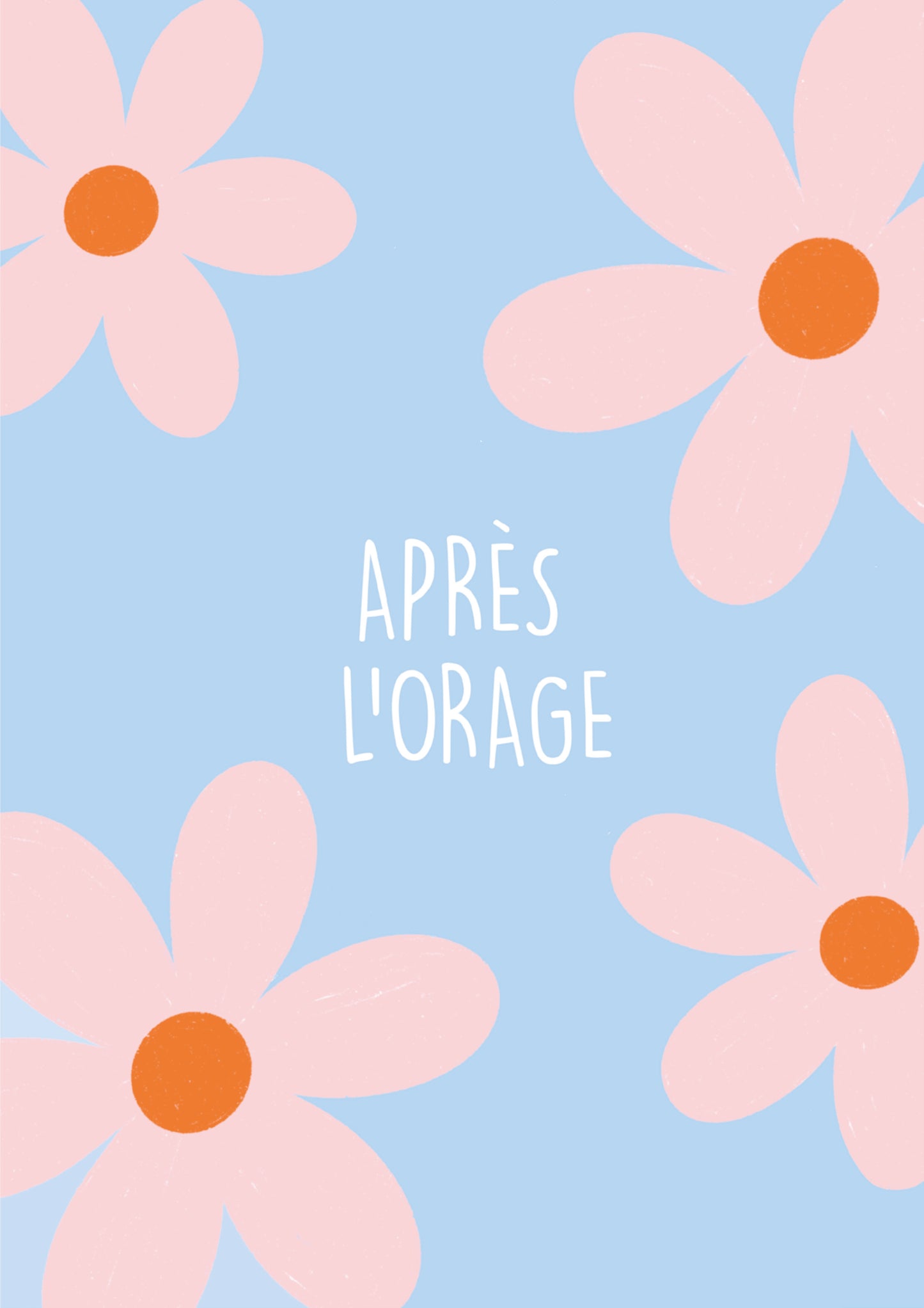 Affiche apres l'orage