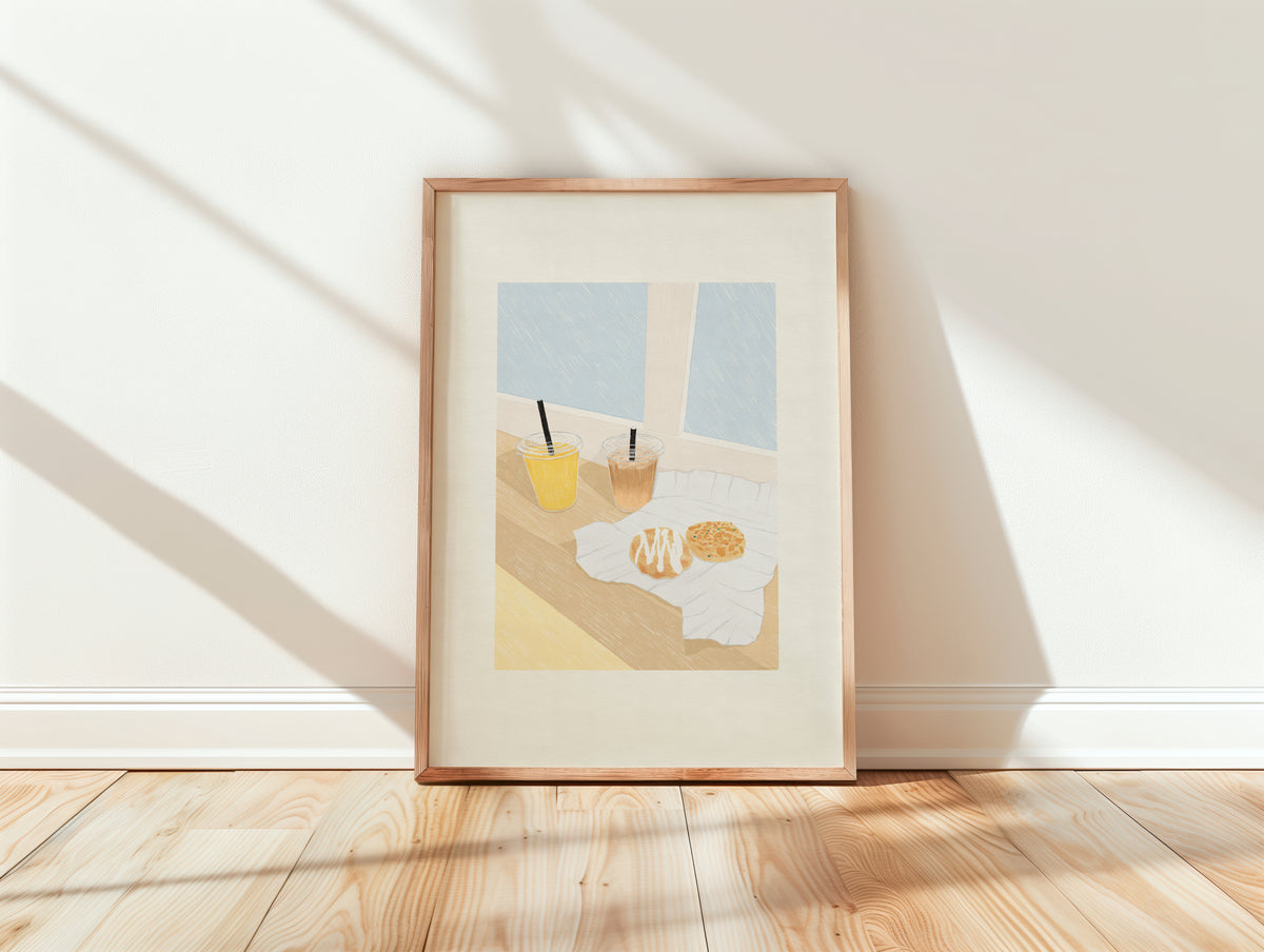 Affiche gouter dans la rue